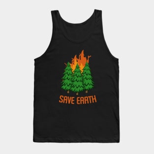 Save Earth, Rescue Animals for men women dad mom T-Shirt Tank Top